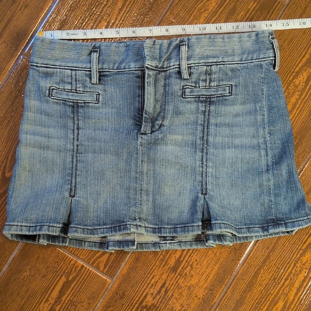 Guess Blue Denim Mini Skirt